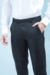 Veshbhoshaa Bluebird Men'S Black Formal Trousers